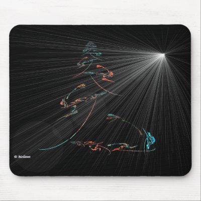 Tree and the Night Star Mouse Pad by baxiemur