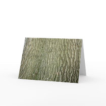 Tree Bark Blank Note Card