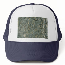 Tree bark texture trucker hats