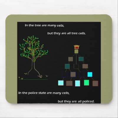 Tree Cells Mousepad by allinharmony