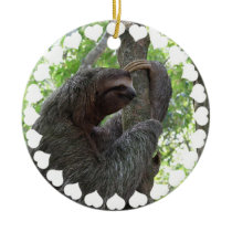 Tree Climbing Sloth Ornament