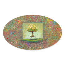 Tree earthy natural unique painting pretty art