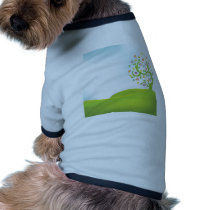 Tree ~ Flower Flowering Tree Green Landscape Pet T Shirt