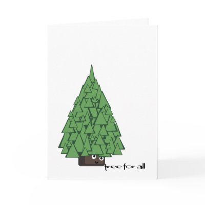tree for all greetings! card by AnthroPoMorphCo