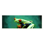 Tree Frog Bookmark Cards business cards