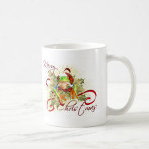 Tree Frog Christmas Mugs