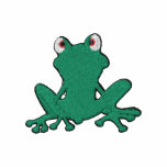 tree frog front and sleeve embroidered shirts