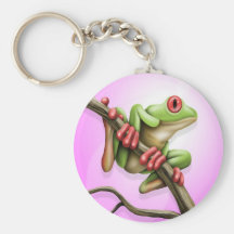 Tree Frog Keychain