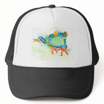 Tree Frog Whimsical Green