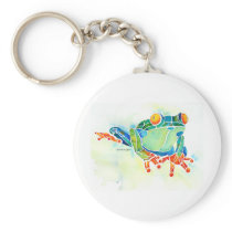Tree Frog Whimsical Green Key Chains