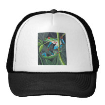 tree frogs trucker hat