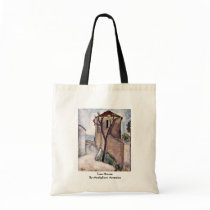 Tree House By Modigliani Amedeo Canvas Bags