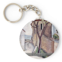 Tree House By Modigliani Amedeo Key Chains
