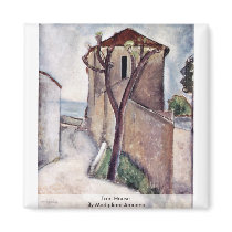 Tree House By Modigliani Amedeo Magnets