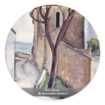 Tree House By Modigliani Amedeo Sticker