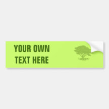 TREE HUGGER - BUMPER STICKER