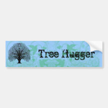Tree Hugger Bumper Sticker