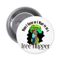 Tree Hugger buttons