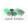 Tree Hugger! Cute Trees design! Ecology and trees Personalized Photo Card