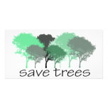 Tree Hugger! Cute Trees design! Ecology and trees photo cards