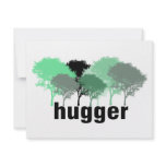 Tree Hugger! Cute Trees design! invitations