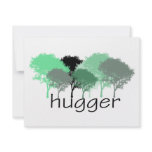 Tree Hugger! Cute Trees design! invitations