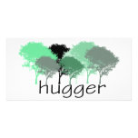 Tree Hugger! Cute Trees design! photo cards