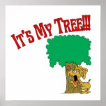 Tree Hugger Dog posters
