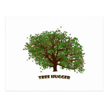 Tree Hugger Postcard