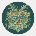 Tree Hugger Round Stickers