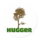 Tree Hugger stickers