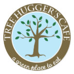Tree Huggers Cafe Sticjer ^__^ stickers