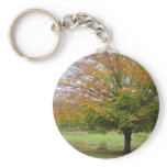 Tree in Autumn Keychain