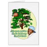 Tree Leprechaun cards