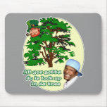 Tree Leprechaun mousepads