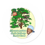 Tree Leprechaun stickers