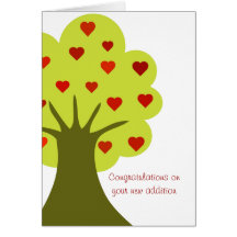 Tree of Hearts Greeting Card