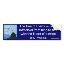 Tree of Liberty (Jefferson) Bumper Sticker