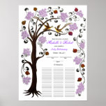 Tree of Life Quaker Wedding certificate (vllw) Posters