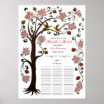 Tree of Life Quaker Wedding certificate (vrw) Poster