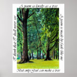 tree poem poster posters