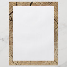 Tree Rings Background Full Colour Flyer