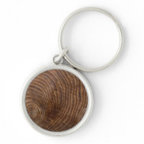 Tree rings premium round Key chain