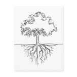 Tree Roots Postcard