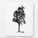 Tree silhouette Mouse Pad mousepads