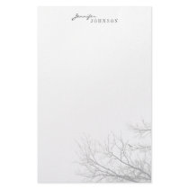 Tree Silhouette personal stationery