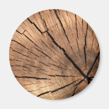 TREE STUMP FRIDGE MAGNET