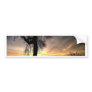 Tree & Sunset Skyline Bumper Sticker