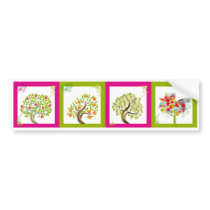 Tree tiles 1x4a bumper sticker