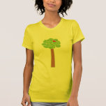 Tree with red bird tee shirts